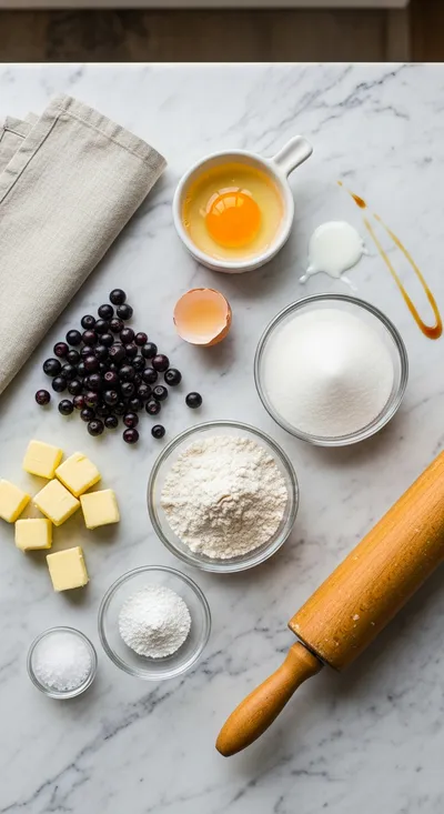 Huckleberry Scones – Buttery Bakery-Style Berry Scones - cooking process