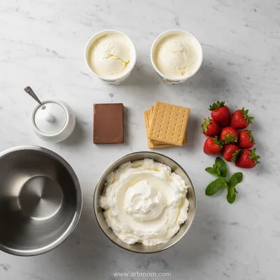 Easy Incredible Ice Cream Cake - cooking process