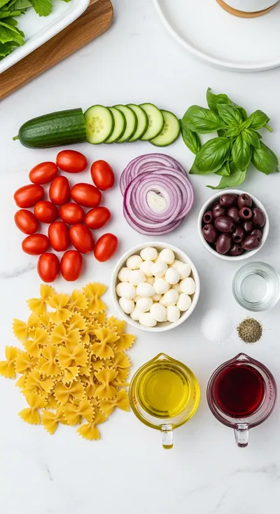 Italian Pasta Salad – Easy Fresh Recipe - cooking process