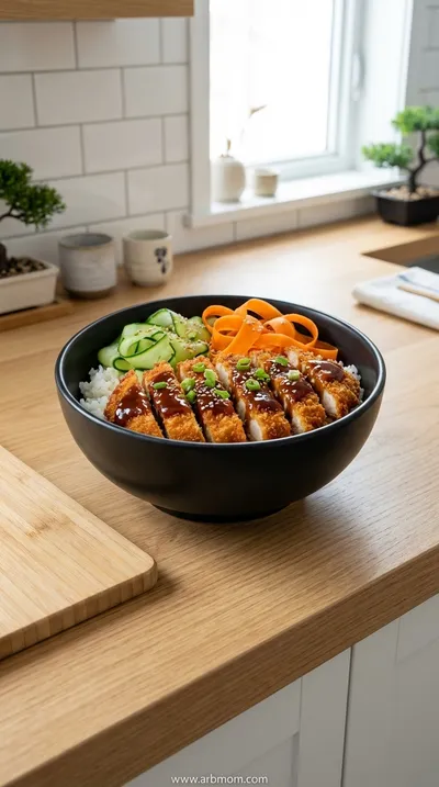 Japanese Katsu Bowl with Tonkatsu Sauce