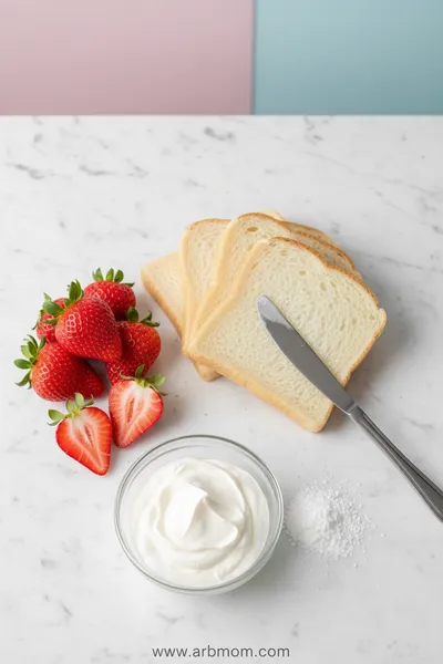 Japanese Strawberry Sandwich - cooking process