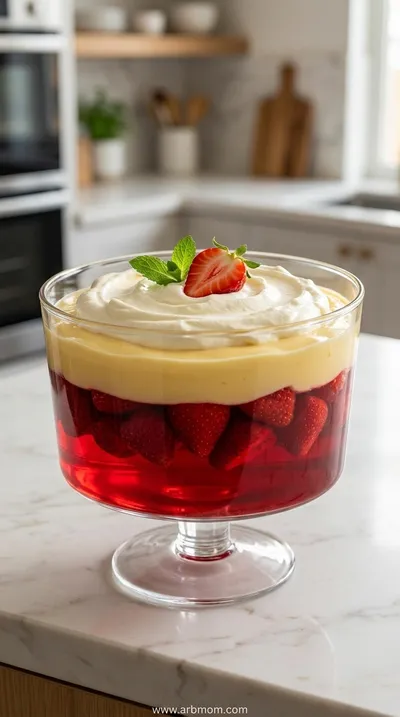 Jelly Custard Trifle Recipe