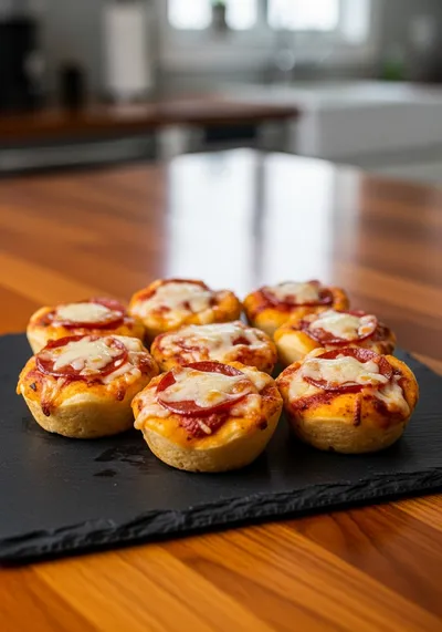 Keto Turkey Pepperoni Pizza Bites