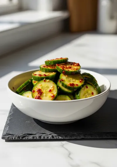 Korean Cucumber Salad – Quick TikTok Recipe