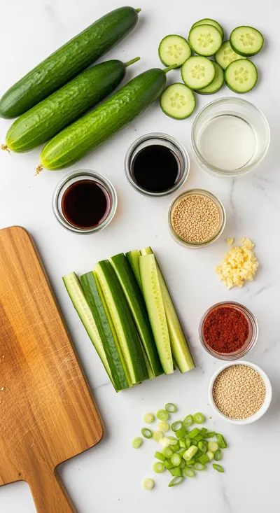 Korean Cucumber Salad – Quick & Easy Recipe - cooking process