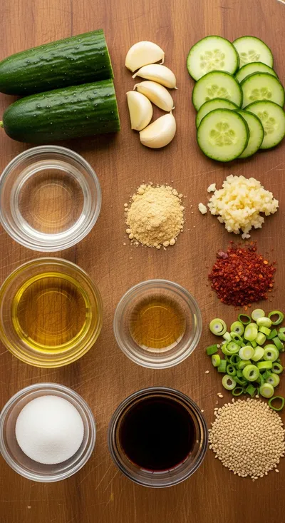 Korean Cucumber Salad – Quick & Easy Recipe - cooking process
