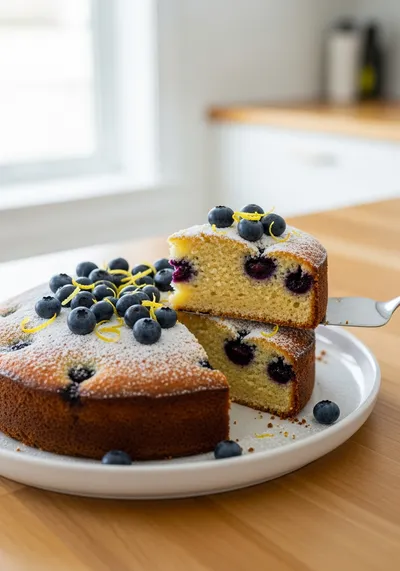 Lemon Blueberry Cake Recipe