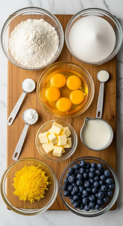 Lemon Blueberry Cake – Moist & Fresh - cooking process