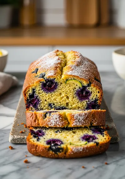 Lemon Blueberry Zucchini Bread