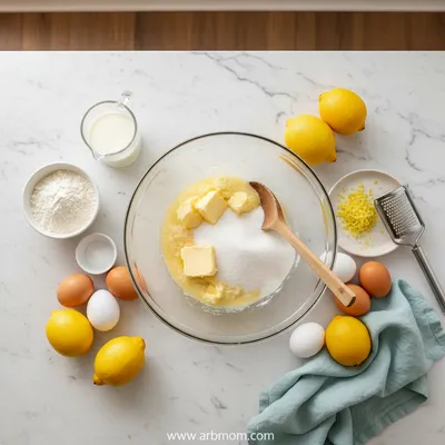 Starbucks Copycat Lemon Loaf - cooking process