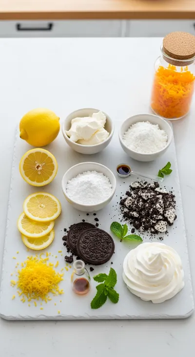 Heavenly Lemon Oreo Dessert - cooking process