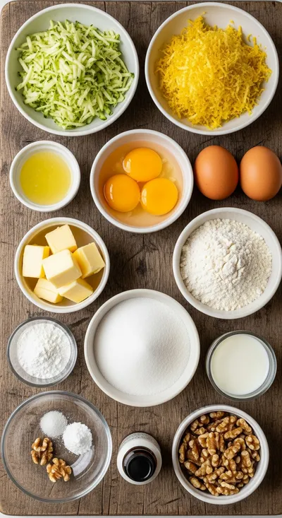 Lemon Zucchini Bread – Easy Fresh Breakfast - cooking process