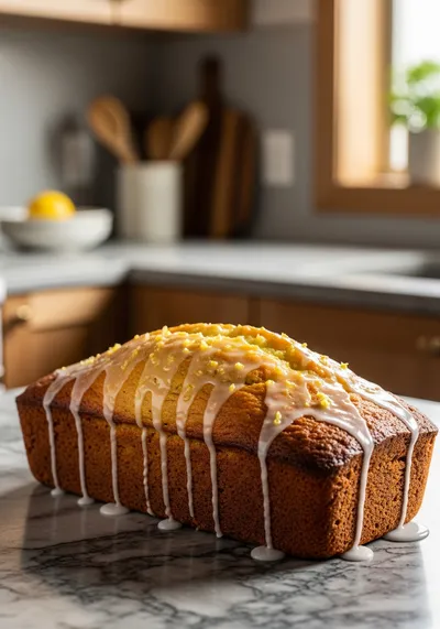Lemon Zucchini Bread – Moist Glazed Lemon Loaf