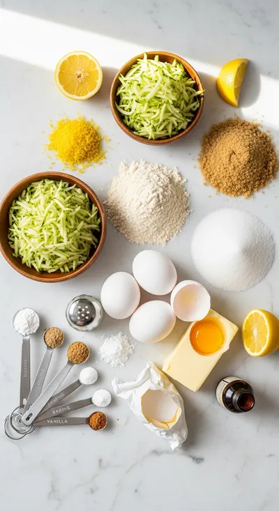 Lemon Zucchini Bread - cooking process