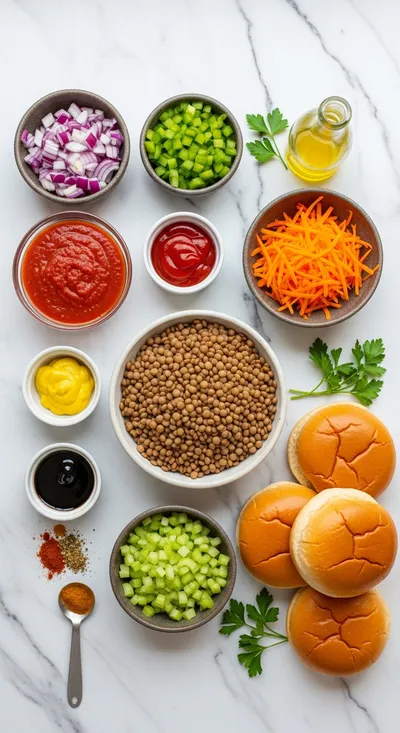 Lentil Sloppy Joes – Hearty Vegetarian Twist - cooking process