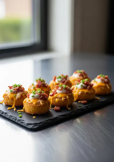 Loaded Mini Potato Bites – Easy Party Appetizer