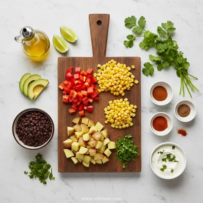 Loaded Potato Taco Bowl – Quick & Easy Meal Prep - cooking process