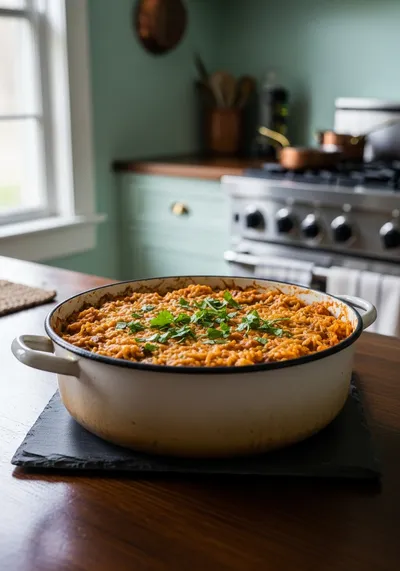 Easy One Pot Mexican Rice Casserole