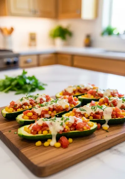 Mexican Zucchini Boats Recipe