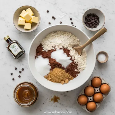 Moist Chocolate Caramel Cake (One Bowl) - cooking process