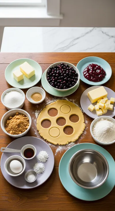 Montana Huckleberry Jam Thumbprints – Vegetarian Dessert - cooking process