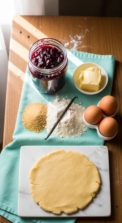 Montana Huckleberry Jam Thumbprints - cooking process