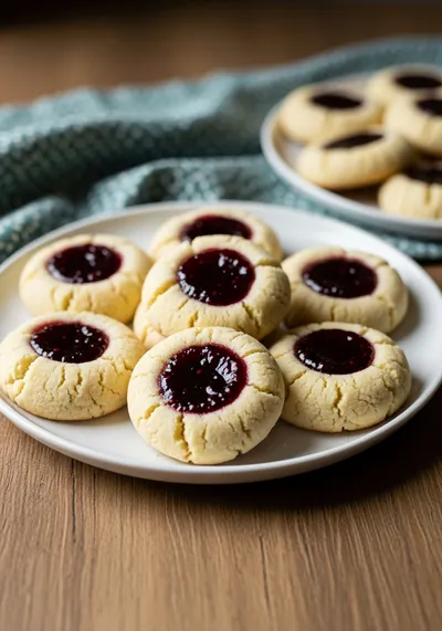 Montana Huckleberry Jam Thumbprints