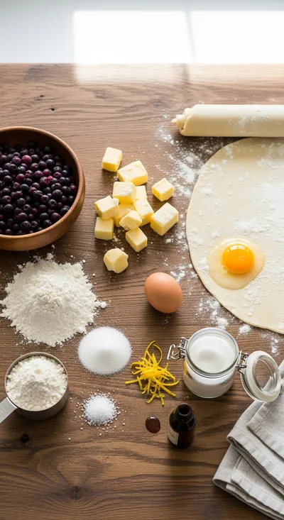 Montana Huckleberry Pie Recipe - cooking process