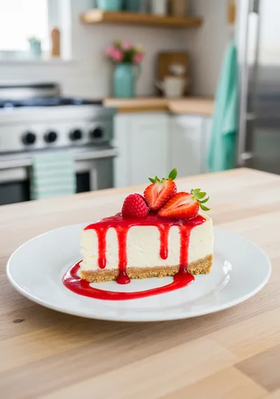 No-Bake Cheesecake: Easy Vegetarian Dessert - ingredients preparation