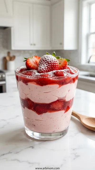 No-Bake Strawberry Cheesecake Cups