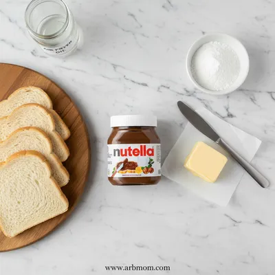 Nutella Toast Pies – Air Fryer Magic - cooking process