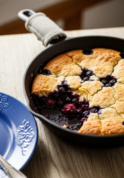 Old Fashioned Blueberry Cobbler – Easy Homemade Dessert