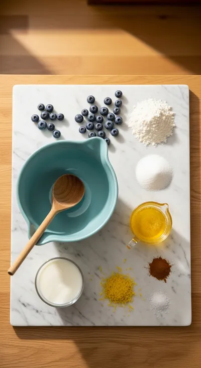 Old Fashioned Blueberry Cobbler – Easy Homemade Dessert - cooking process