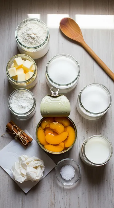 Easy Old Fashioned Peach Cobbler Recipe - cooking process