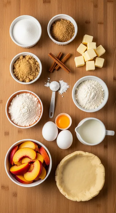 Old-Fashioned Southern Peach Cobbler - cooking process