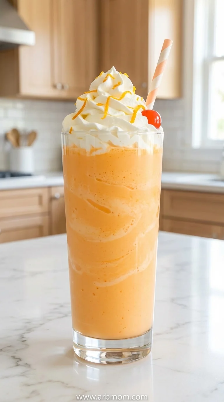 Orange Creamsicle Milkshake