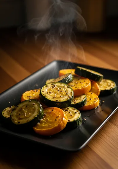 Oven Roasted Zucchini and Squash