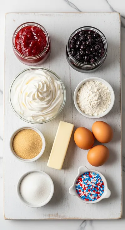 Patriotic Poke Cake – Easy Red, White & Blue Dessert - cooking process