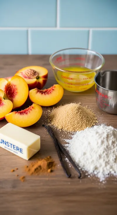 Best Ever Southern Peach Cobbler - cooking process