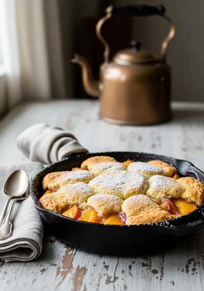 Easy Homemade Peach Cobbler