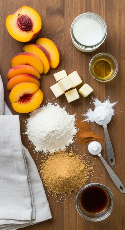 Peach Cobbler Recipe – Easy & Delicious - cooking process