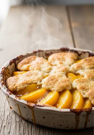 Easy Homemade Peach Cobbler