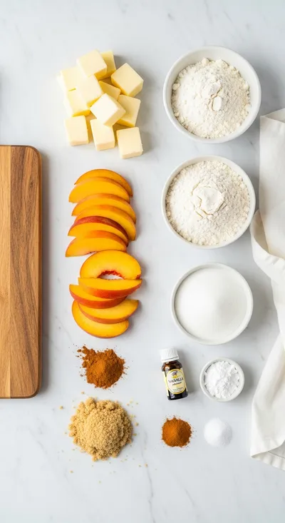 Quick and Easy Peach Cobbler - cooking process