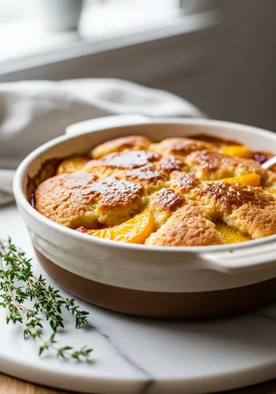 Easy Peach Cobbler – Quick Homemade Dessert