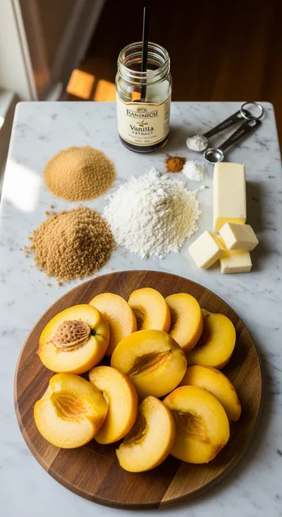 Best Ever Southern Peach Cobbler - cooking process