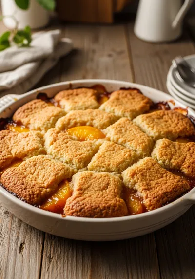 Bisquick Peach Cobbler – Easy Classic Dessert