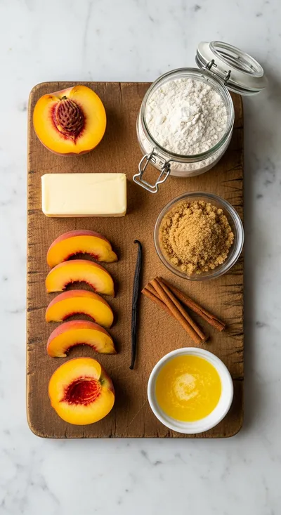 Best Ever Southern Peach Cobbler - cooking process