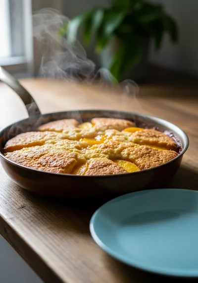 Quick and Easy Peach Cobbler