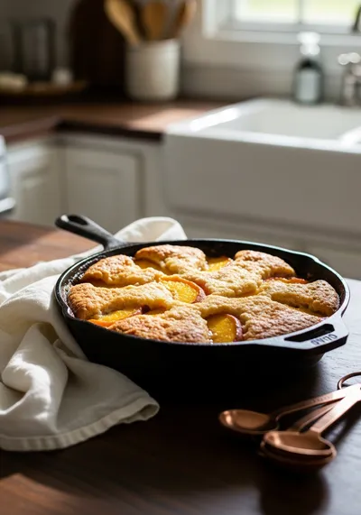 Best Farm Fresh Peach Cobbler