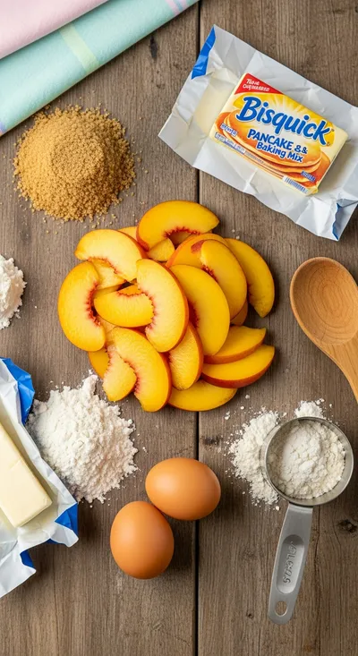 Bisquick Peach Cobbler – Easy Classic Dessert - cooking process